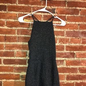 Mini black cocktail dress